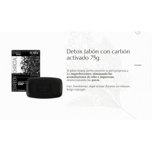 Jabon Detox con Carbon Activado