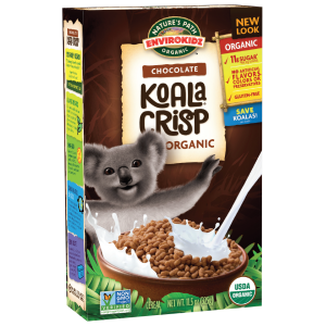 Cereal Orgánico Koala Crips sabor chocolate - 270grs
