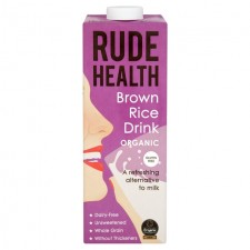Bebida de arroz integral orgánica (Rude Health)